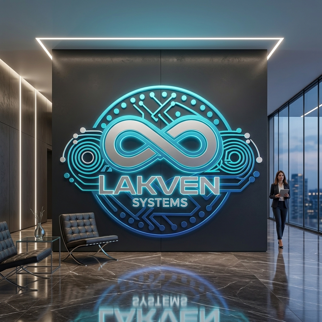 Lakven Systems Branded Modern IT Office Environment